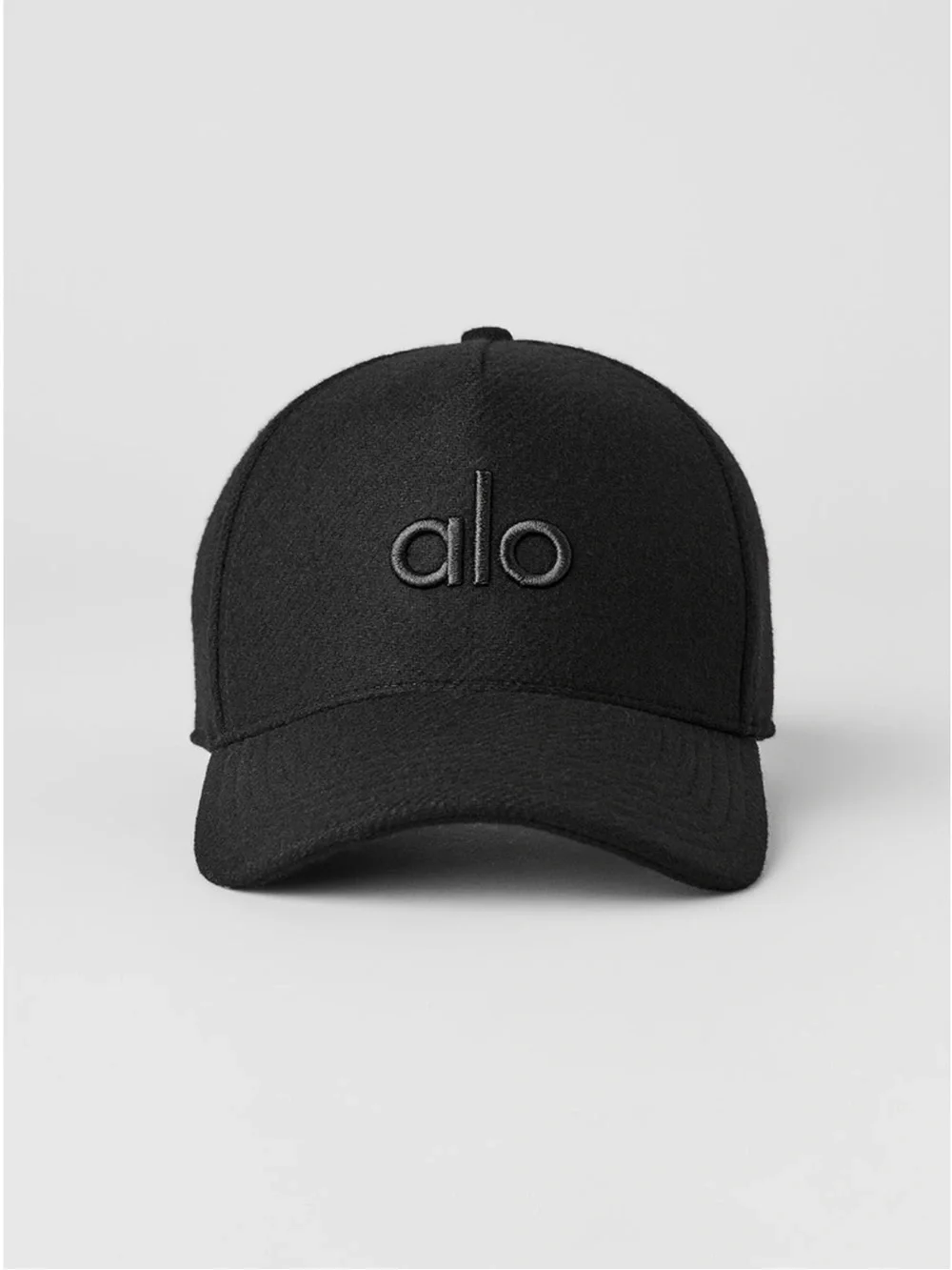 Alo Yoga Wool Blend District Trucker Hat Black
